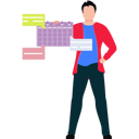 پیش‌نمایش فایل employees-are-working-on-reminders-11106319 از پک فضای کار اشتراکی و دورکاری