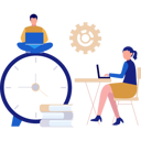 پیش‌نمایش فایل businesswoman-and-man-working-on-laptop-during-job-time-11399257 از پک زمان