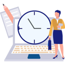 پیش‌نمایش فایل businesswoman-standing-near-laptop-11399240 از پک زمان