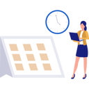 پیش‌نمایش فایل girl-making-schedule-on-laptop-11399255 از پک زمان