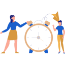 پیش‌نمایش فایل girls-talking-about-alarm-clock-11399244 از پک زمان