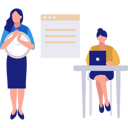 پیش‌نمایش فایل girls-working-in-office-11399272 از پک زمان