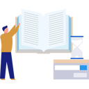 پیش‌نمایش فایل man-holding-book-for-reading-11399286 از پک زمان