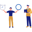 پیش‌نمایش فایل two-guys-working-to-manage-time-11399279 از پک زمان