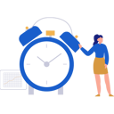 پیش‌نمایش فایل woman-standing-near-stopwatch-11399246 از پک زمان