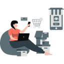 پیش‌نمایش فایل girl-doing-online-shopping-using-laptop-11399022 از پک تخفیف و پیشنهاد ویژه