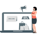 پیش‌نمایش فایل girl-standing-near-laptop-11399060 از پک تخفیف و پیشنهاد ویژه