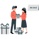 پیش‌نمایش فایل man-and-girl-giving-christmas-gifts-11399078 از پک تخفیف و پیشنهاد ویژه