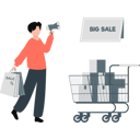 پیش‌نمایش فایل man-announcing-big-sale-11399061 از پک تخفیف و پیشنهاد ویژه