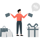 پیش‌نمایش فایل man-carrying-shopping-bags-11399042 از پک تخفیف و پیشنهاد ویژه