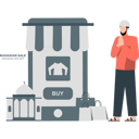 پیش‌نمایش فایل man-doing-ramadan-shopping-using-mobile-11399014 از پک تخفیف و پیشنهاد ویژه