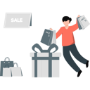پیش‌نمایش فایل man-happy-with-shopping-bag-11399076 از پک تخفیف و پیشنهاد ویژه