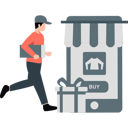 پیش‌نمایش فایل man-shopping-online-on-mobile-11399068 از پک تخفیف و پیشنهاد ویژه