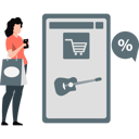پیش‌نمایش فایل woman-doing-online-shopping-11398999 از پک تخفیف و پیشنهاد ویژه