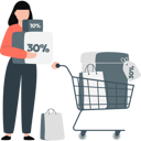 پیش‌نمایش فایل woman-holding-shopping-trolley-11399044 از پک تخفیف و پیشنهاد ویژه