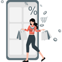 پیش‌نمایش فایل woman-shopping-online-on-sale-11399073 از پک تخفیف و پیشنهاد ویژه