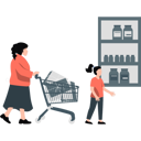 پیش‌نمایش فایل woman-shopping-while-holding-trolly-11399007 از پک تخفیف و پیشنهاد ویژه