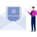 پیش‌نمایش فایل boy-opens-video-reel-envelope-11882039 از پک پخش‌کننده ویدئو