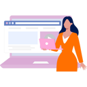 پیش‌نمایش فایل businesswoman-displays-her-presentation-through-laptop-11882073 از پک پخش‌کننده ویدئو