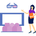 پیش‌نمایش فایل girl-introducing-3d-glasses-11882059 از پک پخش‌کننده ویدئو