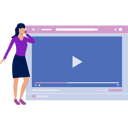 پیش‌نمایش فایل girl-pauses-video-for-calling-11882038 از پک پخش‌کننده ویدئو