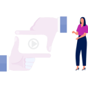 پیش‌نمایش فایل lady-introduces-video-sign-with-hands-11882040 از پک پخش‌کننده ویدئو