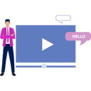 پیش‌نمایش فایل man-doing-video-chatting-11882016 از پک پخش‌کننده ویدئو