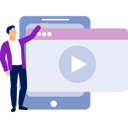 پیش‌نمایش فایل man-playing-video-11882019 از پک پخش‌کننده ویدئو