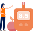 پیش‌نمایش فایل girl-gives-diabetes-awareness-messages-11860475 از پک دیابت