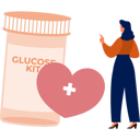 پیش‌نمایش فایل girl-introduced-glucose-kit-11860481 از پک دیابت