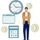 پیش‌نمایش فایل boy-calculating-monthly-budget-11860855 از پک حقوق ماهیانه، روز پرداخت