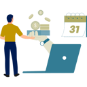 پیش‌نمایش فایل boy-get-online-payment-11860838 از پک حقوق ماهیانه، روز پرداخت