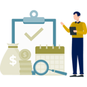 پیش‌نمایش فایل boy-making-monthly-budget-11860841 از پک حقوق ماهیانه، روز پرداخت