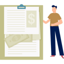 پیش‌نمایش فایل boy-presents-money-list-11860815 از پک حقوق ماهیانه، روز پرداخت