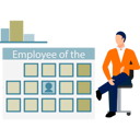 پیش‌نمایش فایل boy-selecting-employee-of-the-month-11860820 از پک حقوق ماهیانه، روز پرداخت