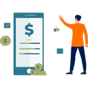 پیش‌نمایش فایل boy-showing-his-online-earnings-11860819 از پک حقوق ماهیانه، روز پرداخت