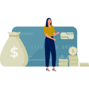 پیش‌نمایش فایل girl-gets-debit-card-amount-11860842 از پک حقوق ماهیانه، روز پرداخت