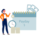 پیش‌نمایش فایل girl-introducing-pay-day-11881750 از پک حقوق ماهیانه، روز پرداخت