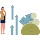 پیش‌نمایش فایل girl-spending-money-from-wallet-11860858 از پک حقوق ماهیانه، روز پرداخت