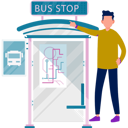 پیش‌نمایش فایل boy-pointing-on-bus-stop-board-11881914 از پک اتوبوس مسافرتی