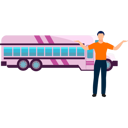 پیش‌نمایش فایل boy-presenting-bus-for-travel-11881923 از پک اتوبوس مسافرتی