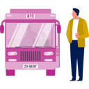 پیش‌نمایش فایل boy-watches-passengers-board-bus-11881991 از پک اتوبوس مسافرتی
