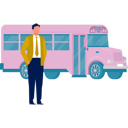 پیش‌نمایش فایل businessman-standing-near-bus-11881946 از پک اتوبوس مسافرتی