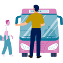پیش‌نمایش فایل conductor-welcoming-passenger-11881926 از پک اتوبوس مسافرتی