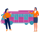 پیش‌نمایش فایل females-are-talking-about-transportation-11881963 از پک اتوبوس مسافرتی