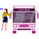پیش‌نمایش فایل girl-talking-about-city-bus-11881910 از پک اتوبوس مسافرتی