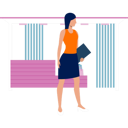 پیش‌نمایش فایل girl-walking-with-business-files-11881938 از پک اتوبوس مسافرتی