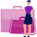 پیش‌نمایش فایل lady-standing-with-travel-baggage-11881988 از پک اتوبوس مسافرتی