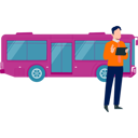 پیش‌نمایش فایل man-booking-tickets-on-tab-11881921 از پک اتوبوس مسافرتی