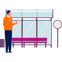 پیش‌نمایش فایل man-waiting-in-waiting-area-11881942 از پک اتوبوس مسافرتی